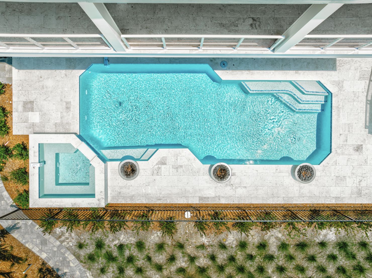Pool from above